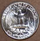 1962-d Washington Quarter - Bu -  9134d - Stock Photo