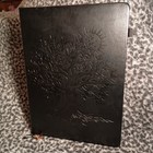 New Tree Embossed Vtg Leather Journal Diary Notebook Writing Book 8 5 x11  Tabs