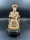 Vintage Chinese Empress Hand-carved Resin Oriental Statue Figurine Euc