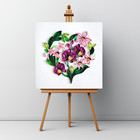 Floral Heart Quilling Greeting Card     Handmade 3d Paper Art