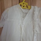 Vintage Antique Madonna Christening Gown 4 Piece Set Dress Baptism Lace