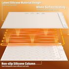 Food Warmer Warming Mat - 3 Temperatures Modes  Timer Mode Up To 4 Hours  White 