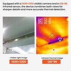 Mini Thermal Imaging Camera 128  96 Ir Resolution Thermal Imager For Home Inspect