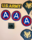 Vintage Military Uniform Patches Lot Of 9    