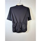 Ykywbike Mens Cycling Jersey Short Sleeve Full Zip Black Bike Shirt Size Small