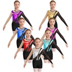 Us Girls Leotard With Shorts Activewear Dancewear Training Bodysuit Faux Leather