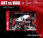Stamps  art Vs War  James Colomina  3 Years Of War In Ukraine 2025
