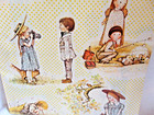 Vintage Holly Hobbie American Greetings Gift Wrap 20x30  Wrapping Paper Unused