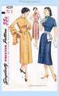 Simplicity 4239  1950s Uncut Misses Sun Dress   Stole 32b Vintage Sewing Pattern
