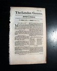 18th Century World s Oldest Daily Newspaper 1729 London Gazette 296 Years Old