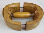 Antique 6-3 4  Wooden Hat Stretcher 7  Long X 6 25  Wide X 2 5  Deep