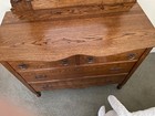 Antique Oak Dresser With Mirror- Excellent Condition