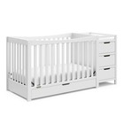 Graco Remi All-in-one Convertible Crib With Drawer And Changer  white 