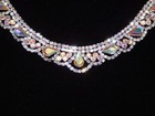 Ab Bridal Necklace   Earring Jewelry Set Crystal Rhinestone   18489