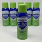Microban 24 Hour Sanitizing Spray Fresh Scent 12 5 Oz 6 Pack Disinfectant New