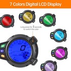 Universal Motorcycle Digital Lcd Speedometer  Motorcycle Instruments Lcd