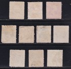 Matt s Stamps Scott 219- 227 American Bank Note Co Issues Of 1890-93 Used Cv 100