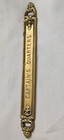 Vintage Captains Quarters Brass Ship Door Plaque Nautical Wall Decor 13  Long 