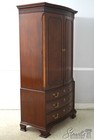 68560  Baker Chippendale Style Mahogany Bedroom Armoire