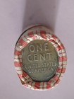 Today Only Roll Of Lincoln Wheat Cent Penny 1909 Vdb s Both Ends 50 Cent Roll