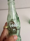 2 Vintage Coca-cola 6 1 2 Fl Oz Green Coke Bottle