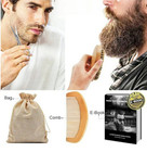 Beard Grooming Kit     Wash  Oil  Balm  Comb  Brush   Scissors  Gift For Men   Dad