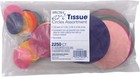 Pacon Spectra Bleeding Tissue Circles P0058530  25 25 Assorted Colors 