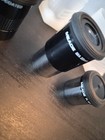 Meade Lot Of 4 Telescope Lens Eyepieces Ma25mm And Wa18mm Fl5mm  2x Clean