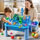 Water Table For Toddlers 1-3- Kids Play Sink With Pump And Running Water  Wat   