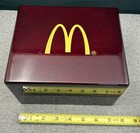 Rare Mcdonald s Corporate Employee Presentation Award Box High Gloss Rosewood