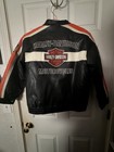 Vintage Women   s Harley Davidson motorcycle Black Leather Jacket Size Medium Usa