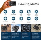 Pro Xtreme 4k Action Camera - Ultra Hd Waterproof Video Black 