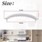 1pcs Door Handle For Ge Microwave Wb15x10220 1262615  Ah1480982  Ps1480982 White