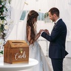 Card Box Wedding Card Box  Vintage Wedding Gift Card Holder Box With Heart Lock