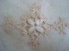 Set Of 3 Beautiful Old Tambour Lace Doilies    so Pretty   