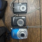 Y2k 2000s Digital Camera Lot - Nikon Coolpix   Canon Powershot - Some Work Read