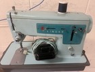 Working Singer 347 Robin-egg Blue Sewing Machine Vintage 1964 England W  Pedal
