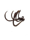 Antique 5 Tine Hand Pull Cultivator Claw Hoe Plow Rake Farm Garden Tool Patina
