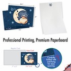10 Merry Christmas Note Cards Bulk - Blue Christmas M6700xsb