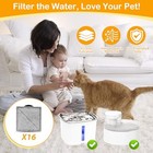 16 Pack Replacement Filters For Petsafe Premier  Ion-x  Outlast Pumpless   Vi   