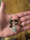 Lot Of 4 Miniature Gold Tone Metal Cat Figurines  Very Tiny Trinkets 