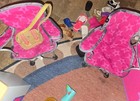 American Girl Bitty Baby Doll Clothing   Shoes Lot W hair Chair Ag Wheelchair 
