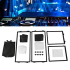 Portable Dj Event Facade Booth Foldable Cover Screen 2 Scrims 67x20x15 7  