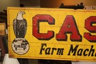 Rare Large 62  Vintage Case Eagle Farm Machinery Tractor Wood Sign