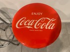Enjoy Coca Cola Red Bar Stool Trade Mark Regular Cushioned Vinyl Drink Soda Pop