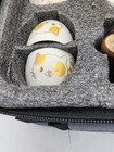 Lurrier Porcelain Chinese Gongfu Tea Set   Gift Bag - Cats New No Damage 