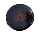 Antique Brass Pocket Sundial Compasscamping Hiking 2 Inch With Black Leather Box