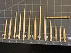 Antique Sewing Stilettos Piercers Bodkin Tools Lot 14 Bone Wood Mixed