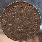 1937-1942 Vintage State Of Missouri Sales Tax Receipt Tokens 1 Mill 2 Styles