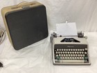 1960 s Olympia Typewriter Sm7 De Luxe Rare Script With Hard Case